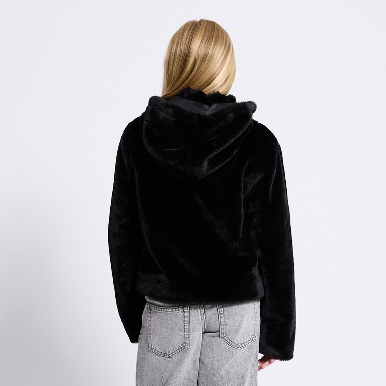 Faux fur jacket "Fur jacket" Black